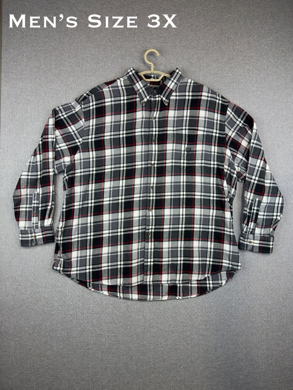 Chaps Men's Plaid Button Down Shirt